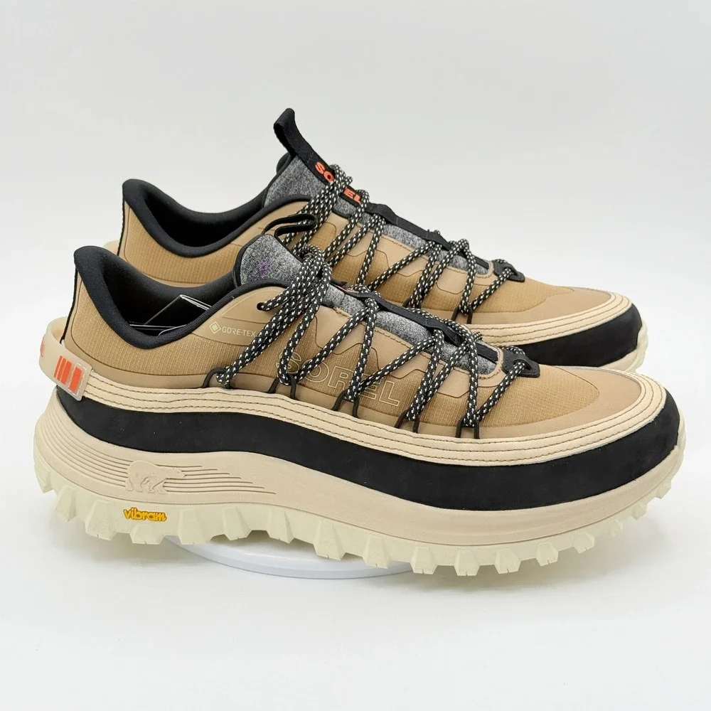 Sorel Callsign Horizon GTX Low Shoes Size 11 Mens Buff / Beige Waterproof NEW